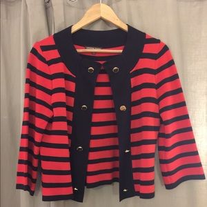 Adrienne Vittadini Classic Knit Jacket (Size M)